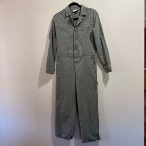 Universal Thread Olive Green Utility Jumpsuit Size 2 Long Sleeve